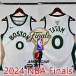 2024年總決賽電繡 NBA 球衣CELTICS JAYSON TATUM波士頓塞爾提克隊塔圖姆白籃球球衣