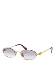 Miu Miu Oval Sunglasses, 51mm