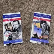 2 Reader’s Digest Walter Cronkite Remembers The 20th Century VHS Sealed WWII JFK