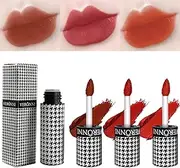 VERONNI Velvet Matte Lipstick Lip Gloss Set,3 Colors Moisturizing Long Lasting Lipgloss,Non-Sticky Lip Gloss Pack Of 3 Lipstick Blusher Makeup Set-2.35 Fl Oz. (Set B)