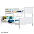Kingston Slumber Triple Wooden Single Over Double Bunk Bed Frame for Kids,