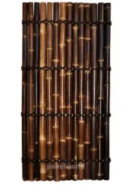 BAMBOO FENCE PANEL, FENCING, BROWN SCREEN - 2.0mx1.0m