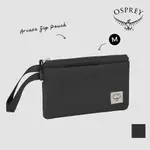 【OSPREY 美國】ARCANE ZIP POUCH 收納包 M 復古黑｜錢包 手機包