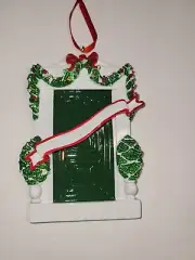 *NEW* Christmas Green Door Personalized Christmas Ornament