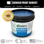 Ecotex® TEX-BLUE HV - High Viscosity Textile Screen Printing Emulsion -ALL SIZES
