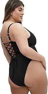 [City Chic] Women's Plus Size 1 Piece Swimsuit - Vigo