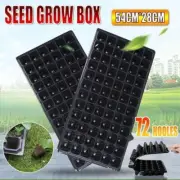 12x 72 Hole Plant Seed Grow Box Insert Propagation Nursery Seedling Starter Tray