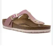 Birkenstock Gizeh washed metallic pink sandals shoes brand New size 39