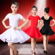 Children Dancewear Performance Costume Girl Ballroom Latin Salsa Dance Dress