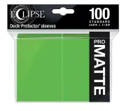 100 Ultra Pro Matte Eclipse #15618 Standard Deck Protector Sleeves Lime Green