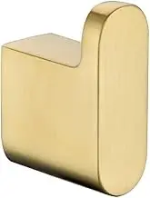 ES Solid Brass Robe Hook Wall Mounted Suitable for Bathroom, Kitchen, Home, Office. (Brushed Gold)