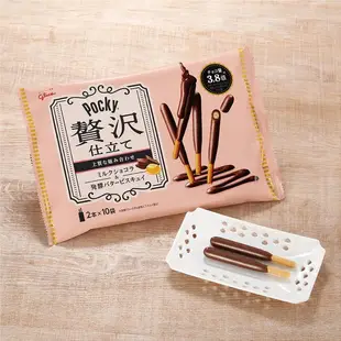 +東瀛go+ 固力果 glico pocky 杏仁牛奶風 牛奶巧克力棒 奢華宇治抹茶棒 奢華巧克力棒 (7.7折)