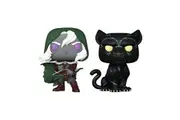 2pc Dungeons & Dragons Drizzt Do'Urden & Guenhwyvar Pop Vinyl Figure Toy 3.5in