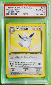 1999 Pokemon Jungle 1st Edition Wigglytuff #32 PSA 10