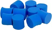 Stgfyxgs 10Pcs Ant Farm Plugs Ant Farm Test Tube Sponge Tool Accessories Blue Feeding Test Tube Plug, Diameter 18mm