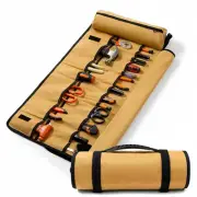 Tool Roll Organizer Storage Wrench Pouch Canvas Multi Purpose Tools Bag
