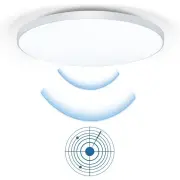 [EU Direct] 40W/50W LED Radar Motion Sensor Ceiling Light 3800LM~4750LM Cold White 6000K Easy Installation Mosquito Resi
