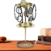 [Generic] Sunglasses Display Stand - 360 Degree Rotating Glass Holder with Wooden Base | up to 12 Pairs Storage Rack Display Eyewear Stand for Bedroom