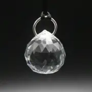 10 Clear Crystal Faceted Lamp Ball Prism Suncatcher 20mm Feng Shui Chandelier K9