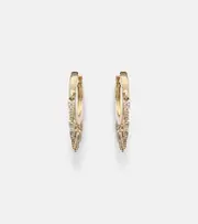[Sydney Evan] Sydney Evan Fringe 14kt gold earrings with diamonds One Size gold