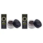 Arches and Halos Luxury Brow Buiding Pomade - Dark Brown - Pack of 2 For Women 0.106 oz Pomade