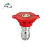Pressure Washer Quick Connect Nozzle (Red), 0 Degree, 5000 psi, 8.0 Orifice