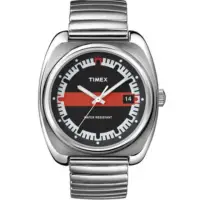 在飛比找momo購物網優惠-【TIMEX】經典復刻冷光系列 黑 TXT2N587