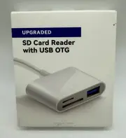 3-in-1 SD/TF Card Reader OTG Adapter - 2.0/3.0 USB Port for USB C Devices XCF138