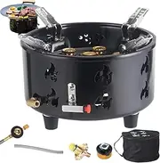 Hiking Stove - Camping Stove Made of Aluminium Alloy, Camping Rocket Stove for Burning, Bushcraft Survival Burner with Carry Bag, Backpack Stove for Camping, Hiking, Picnic, Backpacking