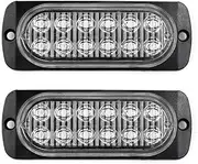 Car Rear Tail Lights Urgent Light Fog Lamp Bus Cab Rear Red Replacement Truck Universal Rear Stop Lights Tail Lights Trailer Lights