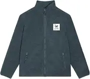 [Surf Monkey] Classic Fit Recycled Long Sleeve Zip Fleece Jacket