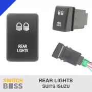 REAR LIGHTS BLUE LED Push Switch Suit ISUZU D-MAX MUX 2012-2018 12v Dash
