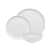 Ecology Canvas Coupe Dinner Set White 12 Piece