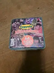 SEALED 1999 Crayola Crayons MILLENIUM Tin 64 Count SPECIAL EDITION