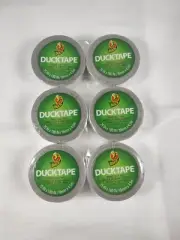 Mini Duck Tape Chrome .75"X180" Pack Of 6