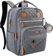 Nappy Changing Bag, Baby Diaper Bag Backpack with Changing Station, 3 in 1 Multi