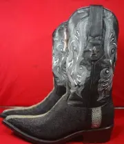 Mens Genuine Exotic STINGRAY Western Cowboy Boots By LOS ALTOS (0019)
