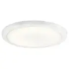 Kichler 44248LED30 Zeo 13"W Edge Lit LED Flush Mount Drum Ceiling - White