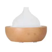 Aroma Aromatherapy Diffuser Led Oil Ultrasonic Air Humidifier Glass Wood