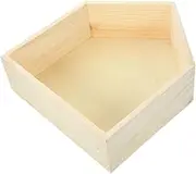BESTOYARD Pentagonal Storage Rack Shelf Wall-Mounted Shelves Office Shelving Boys and Girls' Room Decor