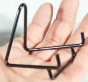 Easel Stand Mini Size Black Metal for Plates, Artifacts Fossils and More!