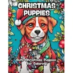 CHRISTMAS PUPPIES: CUTE CHRISTMAS PUPPIES FOR COLORING