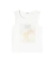 [Chloe Kids] Chloé Kids Printed cotton top Y 14 white