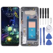 LCD Screen and Digitizer Full Assembly With Frame for LG V50 ThinQ 5G Black