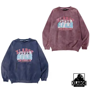 XLARGE EST 1991 BLEACHED CREWNECK SWEATSHIRT 大學Ｔ101234012004