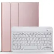 Bluetooth Keyboard & Leather Tablet Case For Ipad Pro 11 Detachable Brushed Texture Horizontal Flip Holder