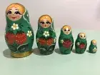 russian babushka dolls 5 peice