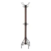 Butler Specialty Company Logan Wood Coat Rack/Tree - Brown / Black