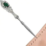 Retro Sewing Awl, Awl Tool Sewing Stainless Steel, European Style Scratch Awl for Leather Punch, European Vintage Handle Sewings Tool Embroidery Awls