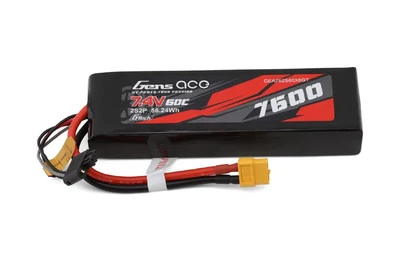 Gens Ace G-Tech 7.4V 7600mAh 60C Soft Case LiPo Battery